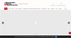 Desktop Screenshot of oberlanderalarms.com